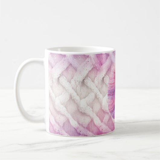 MUG LETTRE POPULAIRE ROSE CHAUD POPULAIRE G (Gauche)
