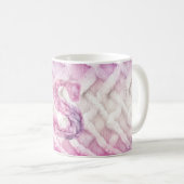 MUG LETTRE POPULAIRE ROSE CHAUD POPULAIRE S (Devant droit)