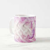 MUG LETTRE POPULAIRE ROSE CHAUD POPULAIRE Y (Devant gauche)