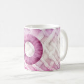 MUG LETTRE POPULAIRE ROSE CHAUD ROSE POPULAIRE O (Devant droit)