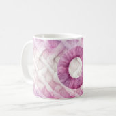 MUG LETTRE POPULAIRE ROSE CHAUD ROSE POPULAIRE O (Devant gauche)