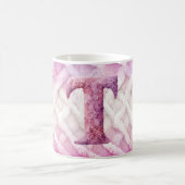 MUG LETTRE POPULAIRE ROSE CHAUD T (Centre)