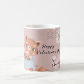 Mug Lettre postale Panda rouge mignonne Saint-Valentin (Centre)