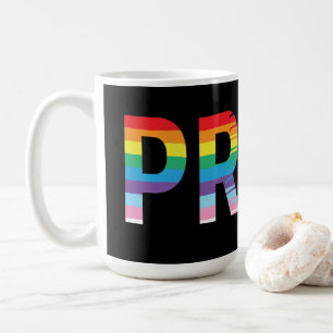 Mug LETTRE PRIDE LGBTQIA Arc-en-ciel, LETTRE DE FIERTÉ