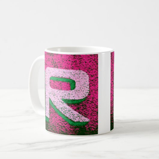 Mug Lettre r (Devant gauche)