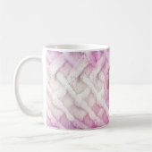 Mug Lettre rose blanche pourpre Q (Gauche)