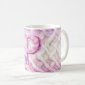 MUG LETTRE ROSE CHAUDE POPULAIRE ROSE POPULAIRE P (Devant droit)