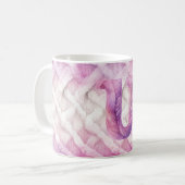 MUG LETTRE ROSE CHAUDE ROSE POPULAIRE OU (Devant gauche)