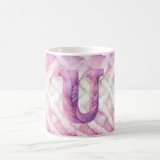 MUG LETTRE ROSE CHAUDE ROSE POPULAIRE OU (Centre)
