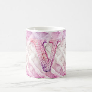 MUG LETTRE ROSE CHAUDE ROSE POPULAIRE OU