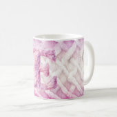 MUG LETTRE ROSE CHAUDE ROSE POPULAIRE POPULAIRE E (Devant droit)