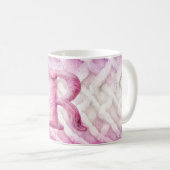 MUG LETTRE ROSE CHAUDE ROSE POPULAIRE ROSE ROUGE (Devant droit)