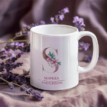 Mug LETTRE Rose D'Aquarelle D'Or Monogramme S<br><div class="desc">LETTRE Rose D'Aquarelle D'Or Monogramme S</div>