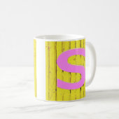 Mug Lettre s (Devant droit)