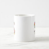 Mug Lettre S | LETTRE FLEURIE Whimsical Monogramme I M (Centre)