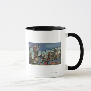 Mug Lettre ScenesWisconsin de WisconsinLarge