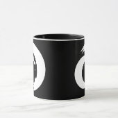 Mug Lettre stylisée "A" Monogramme Art moderne (Centre)