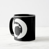 Mug Lettre stylisée "A" Monogramme Art moderne (Devant gauche)