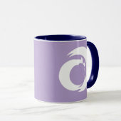 Mug Lettre stylisée "A" Monogramme Art moderne (Devant droit)