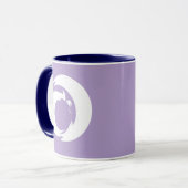 Mug Lettre stylisée "A" Monogramme Art moderne (Devant gauche)