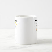 Mug Lettre T avec fleurs (Centre)