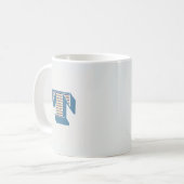 Mug Lettre "T" Monogramme (Devant gauche)