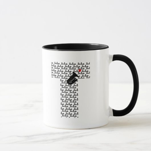 MUG LETTRE TABA T (Droite)