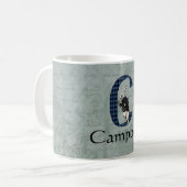Mug LETTRE TAPIS BLANC WONderland C (Devant gauche)