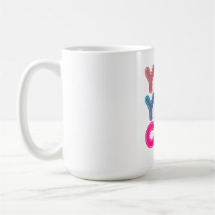 Mug lettre, texte, mignonne