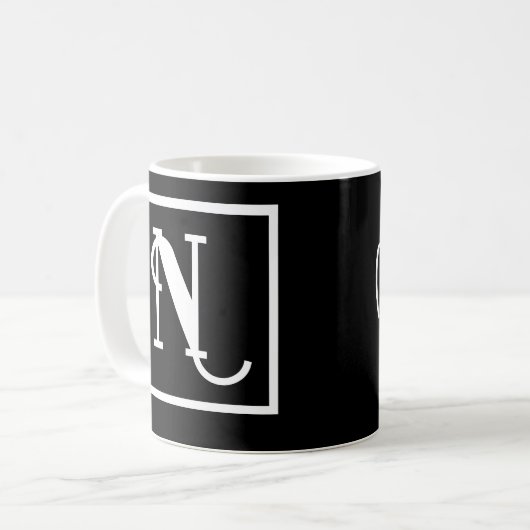 Mug Lettre type N (Devant gauche)
