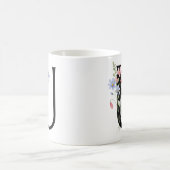 Mug Lettre U avec des fleurs (Centre)