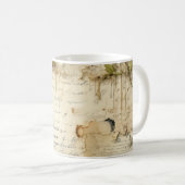 Mug Lettre vintage d'amour parchemin avec fleurs (6) (Devant droit)