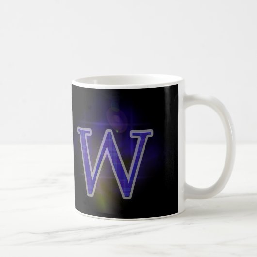 Mug Lettre W (Droite)