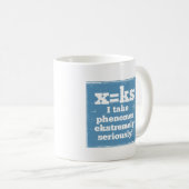 Mug lettre x phenome k phonie sonore (Devant droit)