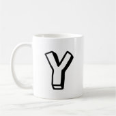 Mug Lettre Y (Gauche)