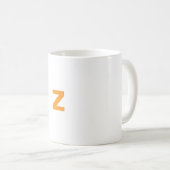 Mug lettre Z customisée (Devant droit)