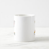 Mug Lettre Z | LETTRE FLEURIE Whimsical Monogramme I M (Centre)