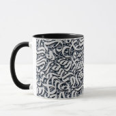 Mug Lettres arabes noir et blanc (Gauche)