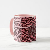 Mug lettres arabes rose (Devant gauche)