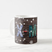 Mug Lettres colorées de Noël (Devant gauche)