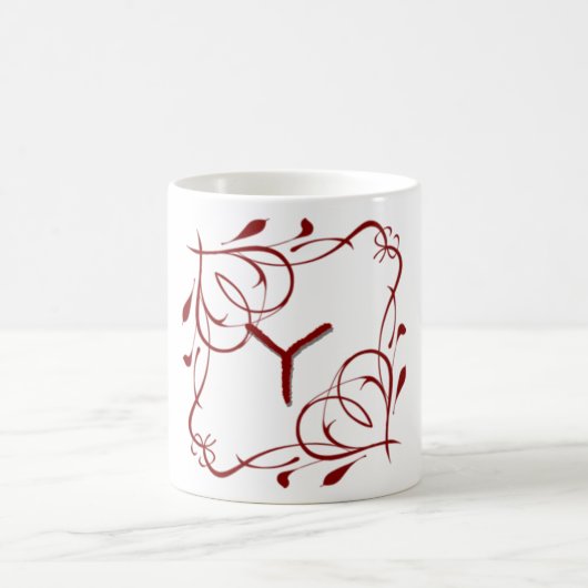 Mug Lettres d'amour "Y" (Centre)