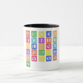 Mug Lettres de bloc (Centre)
