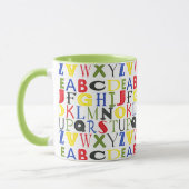 Mug Lettres de couleur vive de Megan Meagher (Gauche)