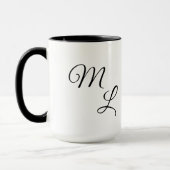 Mug Lettres de grâce sur une (Gauche)