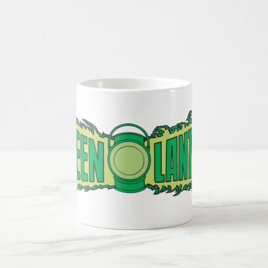 Mug Lettres de lanterne verte 1 (Centre)