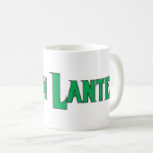 Mug Lettres de lanterne verte 2 (Devant droit)