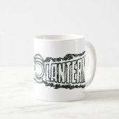 Mug Lettres de lanterne verte BW (Devant droit)