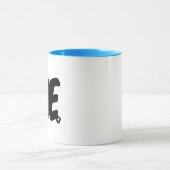 Mug Lettres de QUE (Centre)