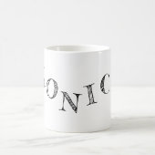 Mug lettres de votre nom cool (Centre)