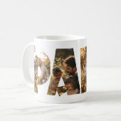 Mug Lettres découpées de collection de photos PAPA (Devant gauche)